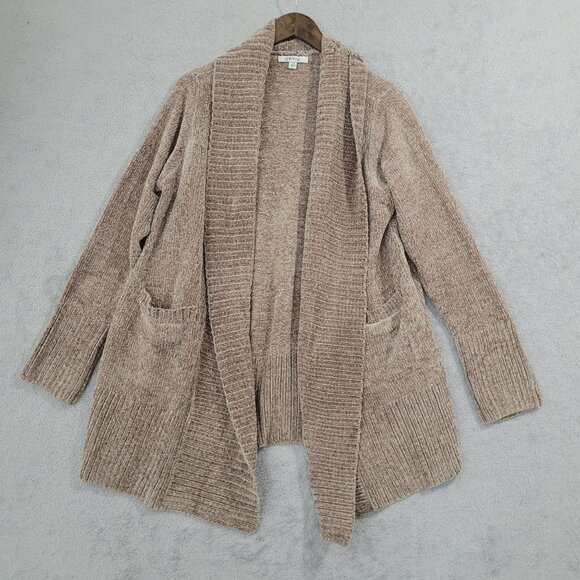 NWT Orvis Chenille Shawl Collar Open Cardigan Sweater Womens XL - Picture 1 of 7